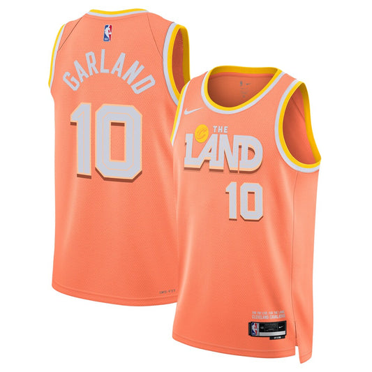 Cleveland Cavaliers Darius Garland 2025-26 City Edition Swingman Orange Jersey product image