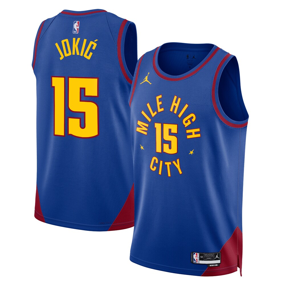 Denver Nuggets Nikola Jokic Statement Edition Swingman Blue Jersey product image
