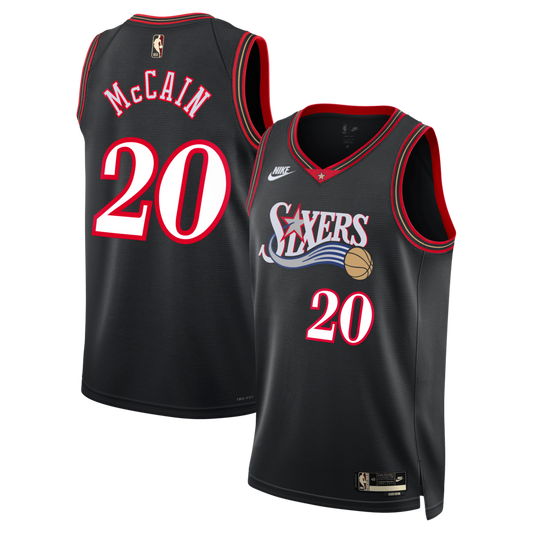 Philadelphia 76ers Jared Mccain Classic Edition Black Jersey product image