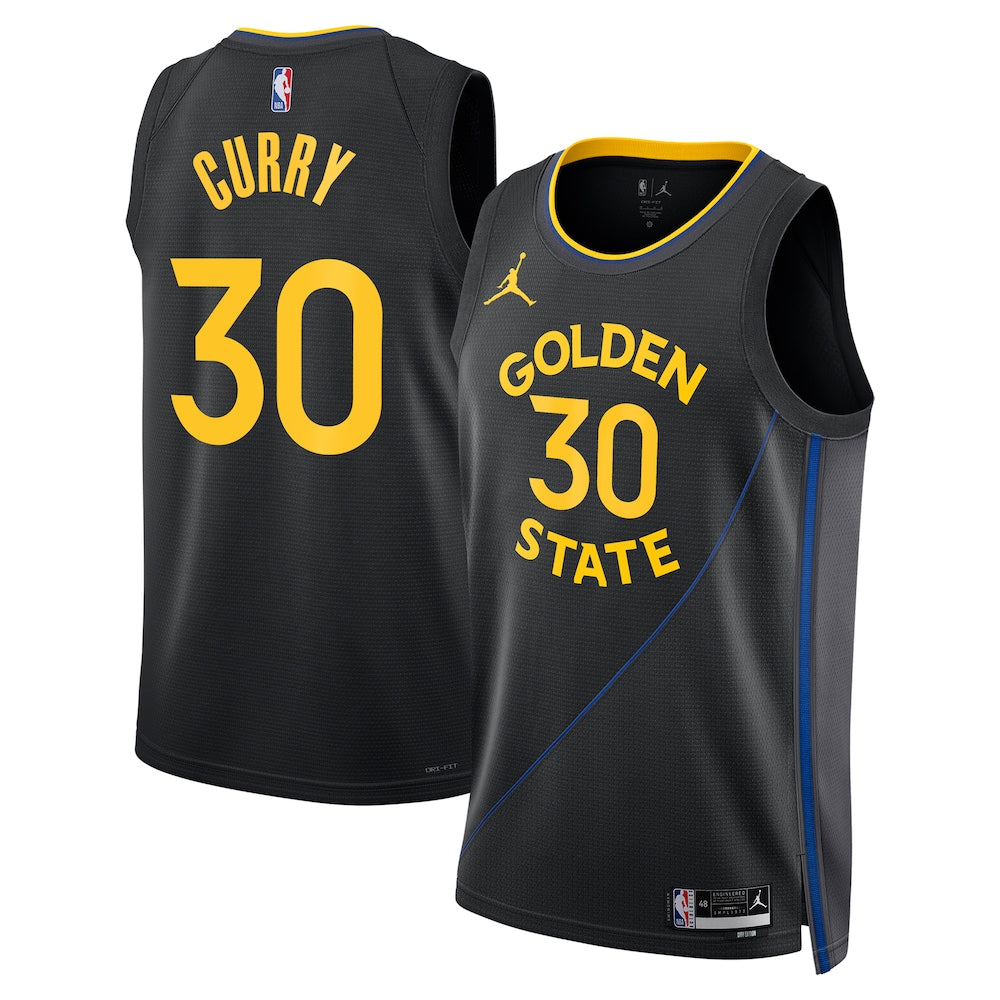 Golden State Warriors Stephen Curry 2024-25 Statement Edition Swingman Black Jersey product image