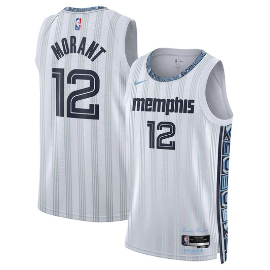 Memphis Grizzlies Ja Morant 2025-26 City Edition Swingman Gray Jersey product image