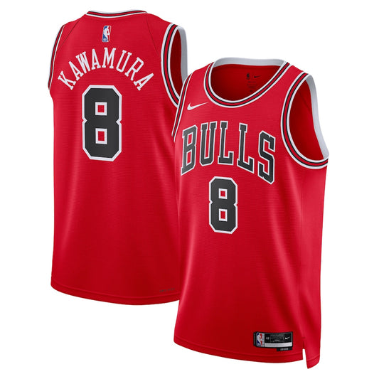 Chicago Bulls Yuki Kawamura Icon Edition Swingman Red Jersey product image
