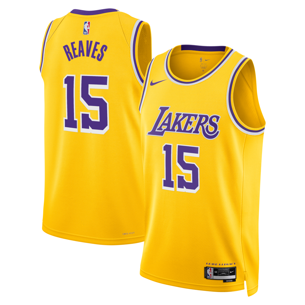 Los Angeles Lakers Austin Reaves Icon Edition Swingman Gold Jersey product image