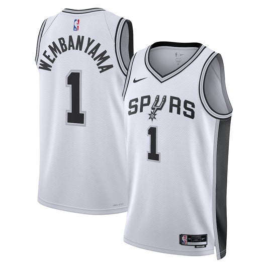San Antonio Spurs Victor Wembanyama Association Edition Swingman White Jersey product image