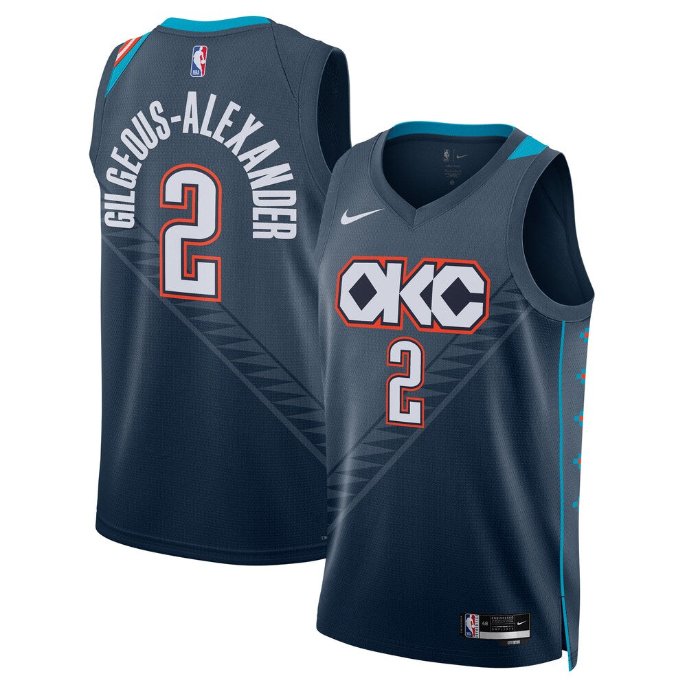 Oklahoma City Thunder Shai Gilgeous 2025-26 City Edition Swingman Gray Jersey product image