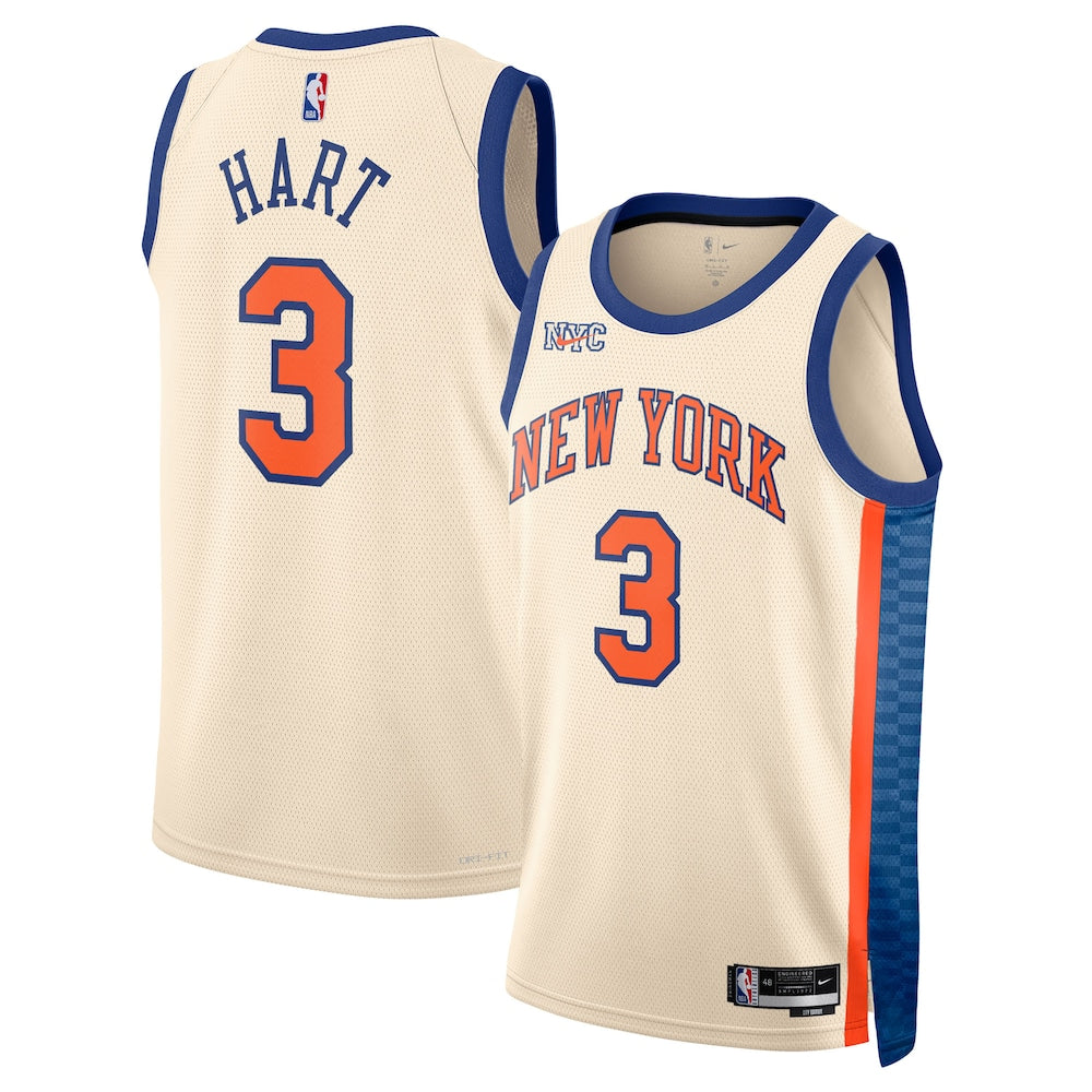 New York Knicks Josh Hart 2025-26 City Edition Swingman White Jersey product image
