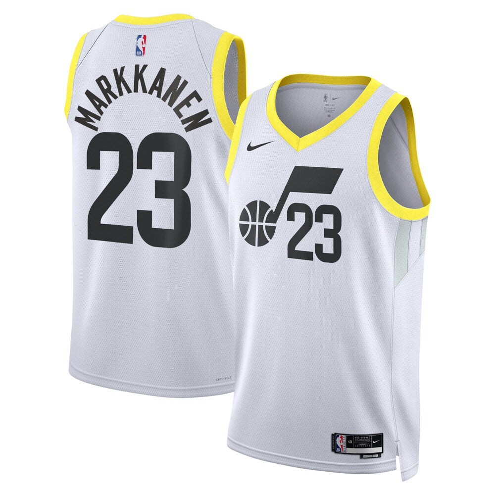 Utah Jazz Lauri Markkanen Association Edition Swingman White Jersey product image