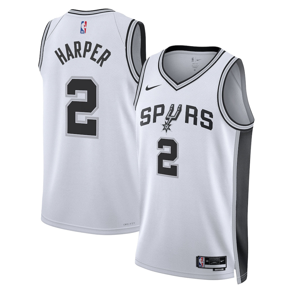 San Antonio Spurs Dylan Harper 2025 Association Edition Swingman White Jersey product image