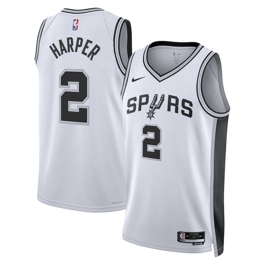 San Antonio Spurs Dylan Harper 2025 Association Edition Swingman White Jersey product image