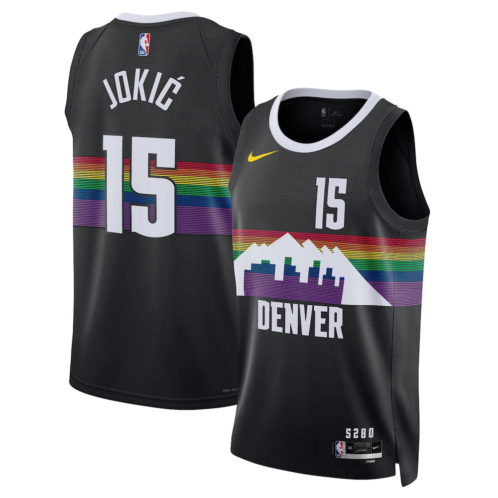 Denver Nuggets Nikola Joki? 2025-26 City Edition Swingman Black Jersey product image