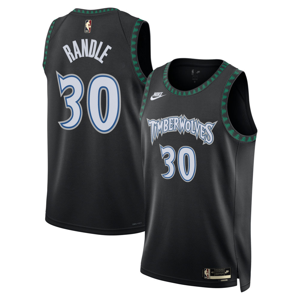 Minnesota Timberwolves Julius Randle Classic Edition Black Jersey product image