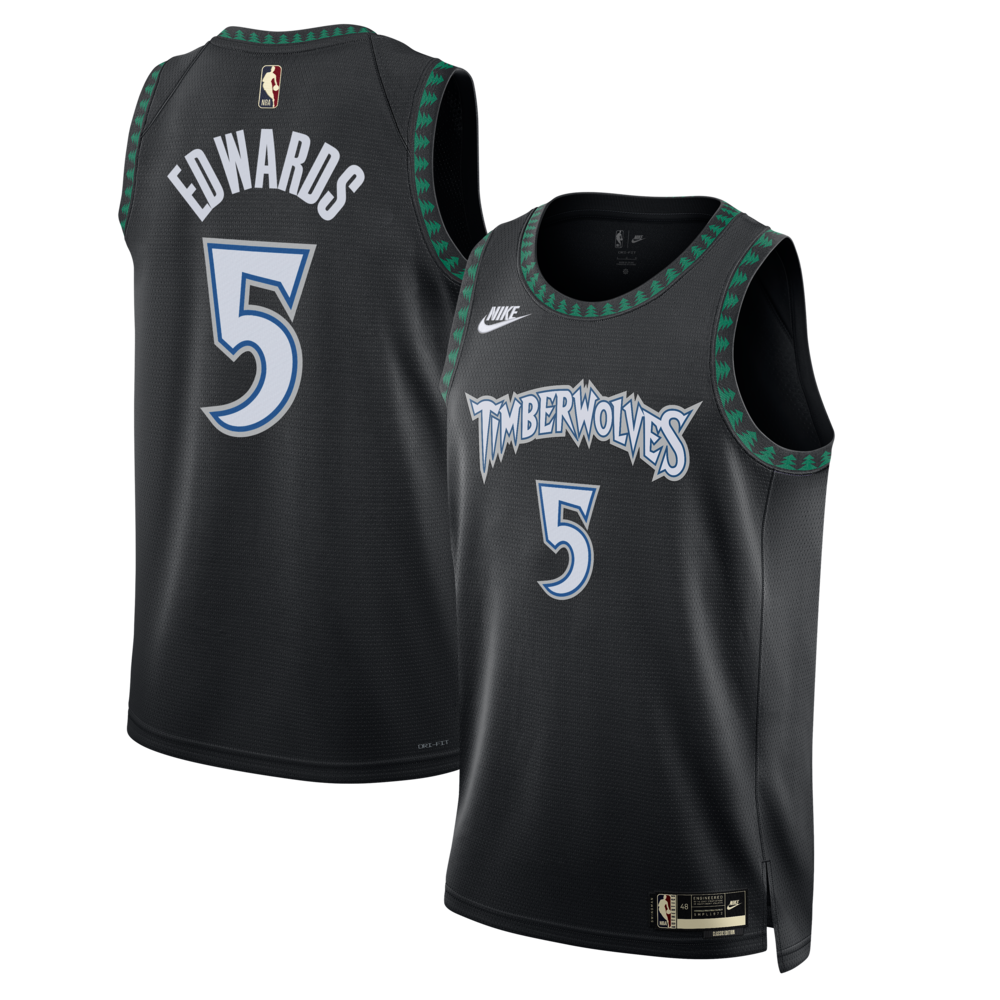 Minnesota Timberwolves Anthony Edwards Classic Edition Black Jersey product image