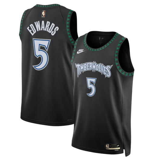 Minnesota Timberwolves Anthony Edwards Classic Edition Black Jersey product image
