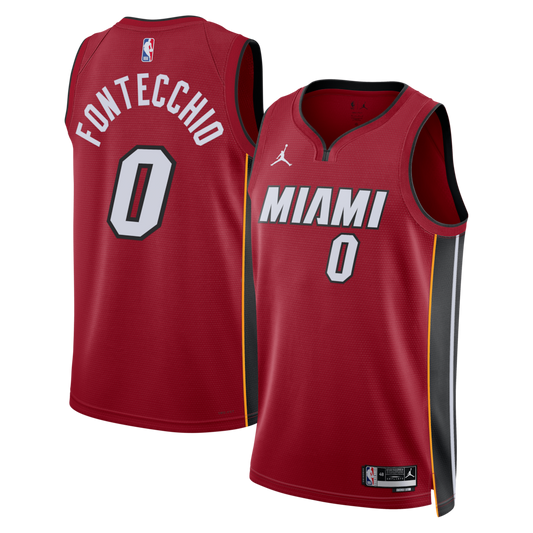 Miami Heat Simone Fontecchio Statement Edition Swingman Red Jersey product image