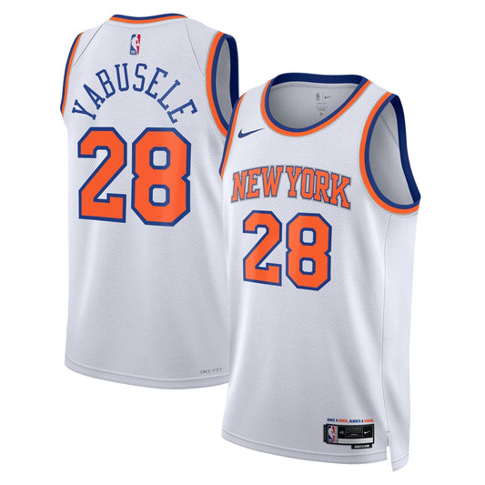 New York Knicks Guerschon Yabusele Association Edition Swingman White Jersey product image