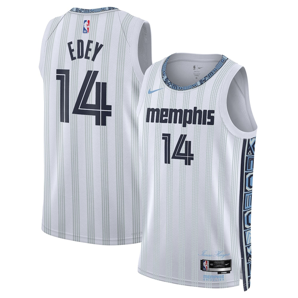 Memphis Grizzlies Zach Edey 2025-26 City Edition Swingman Gray Jersey product image