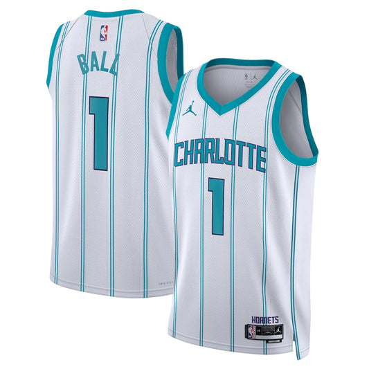 Charlotte Hornets Lamelo Ball Association Edition Swingman White Jersey product image