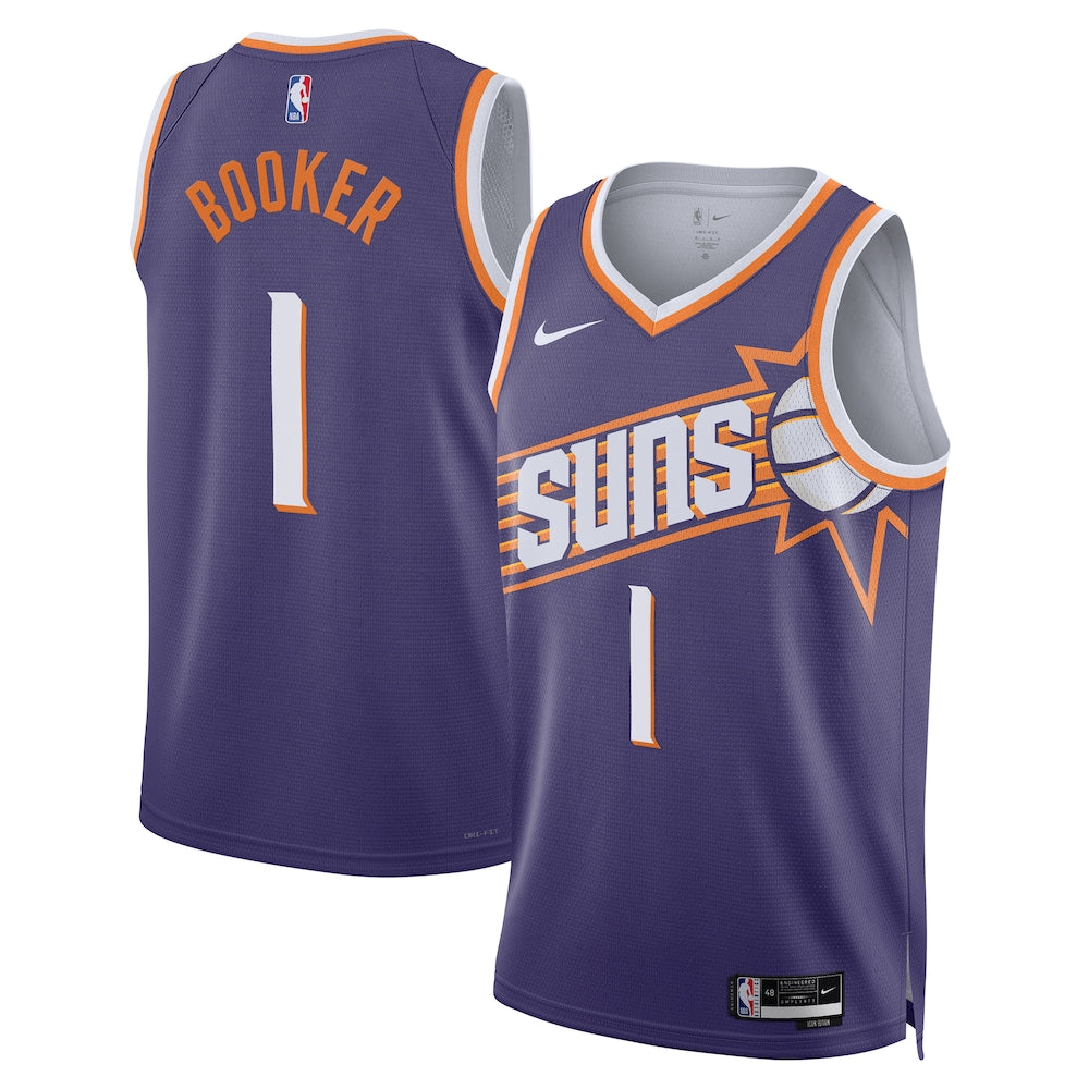 Phoenix Suns Devin Booker Icon Edition Swingman Purple Jersey product image