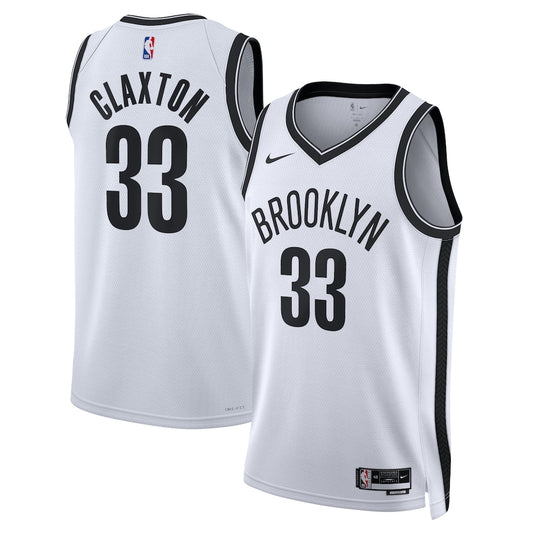 Brooklyn Nets Nic Claxton Association Edition Swingman White Jersey product image