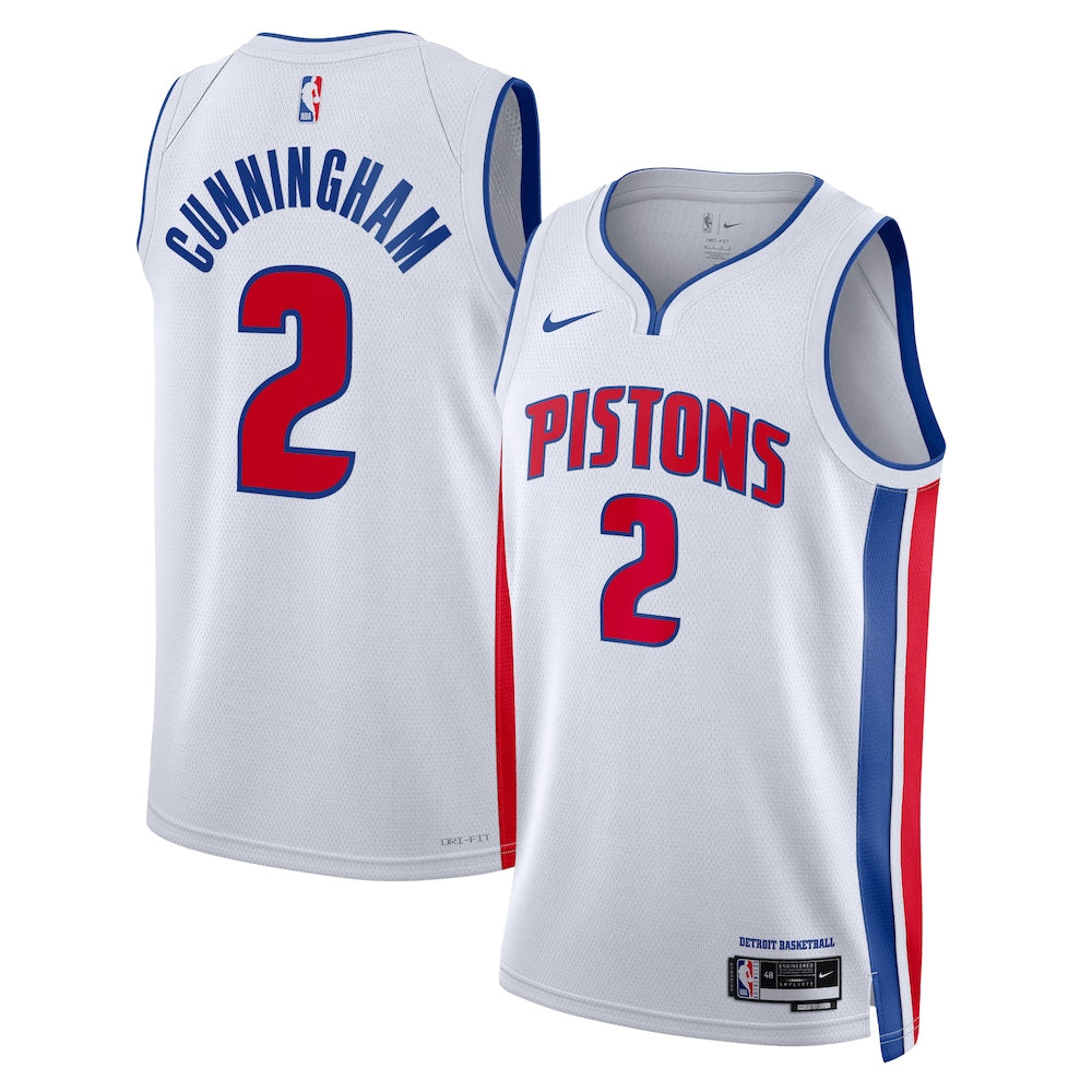 Detroit Pistons Cade Cunningham Association Edition Swingman White Jersey product image