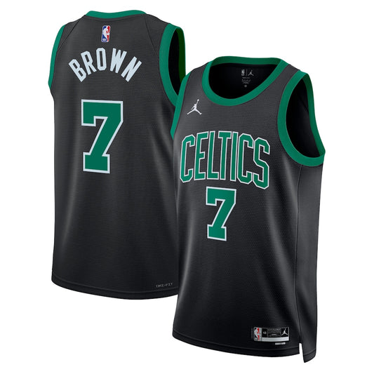 Boston Celtics Jaylen Brown Statement Edition Swingman Green Jersey product image