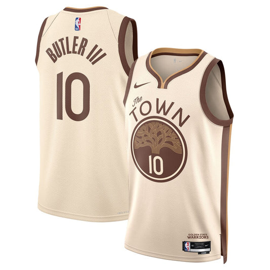 Golden State Warriors Jimmy Butler Iii 2025-26 City Edition Swingman Tan Jersey product image