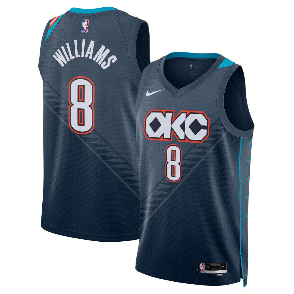 Oklahoma City Thunder Jalen Williams 2025-26 City Edition Swingman Gray Jersey product image