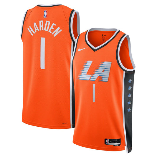 LA Clippers James Harden 2025-26 City Edition Swingman Orange Jersey product image