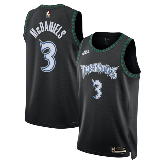 Minnesota Timberwolves Jaden Mcdaniels Classic Edition Black Jersey product image
