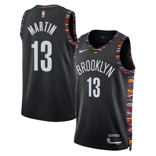 Brooklyn Nets Tyrese Martin 2025-26 City Edition Swingman Black Jersey product image