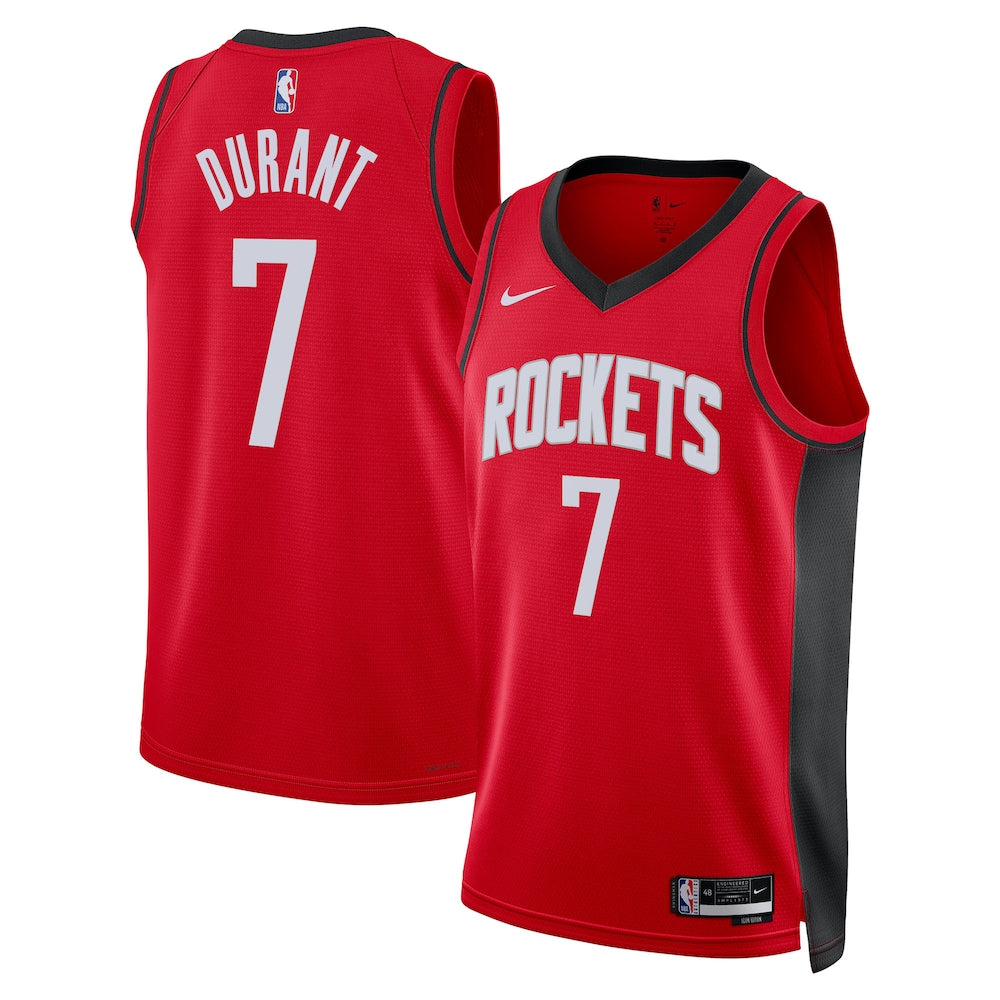 Houston Rockets Kevin Durant Icon Edition Swingman Red Jersey product image