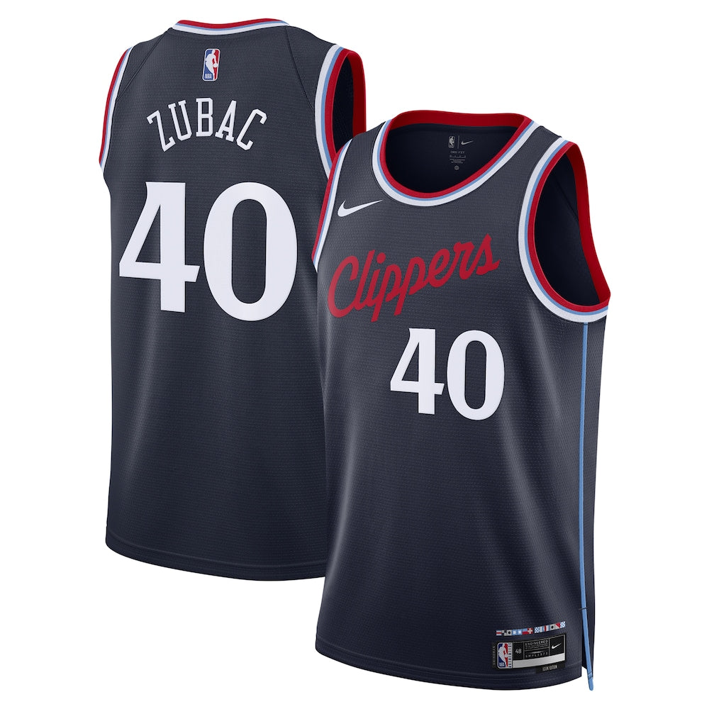 LA Clippers Ivica Zubac Icon Edition Swingman Black Jersey product image
