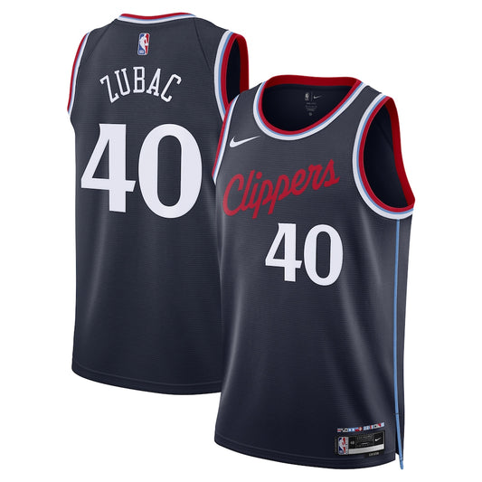 LA Clippers Ivica Zubac Icon Edition Swingman Black Jersey product image