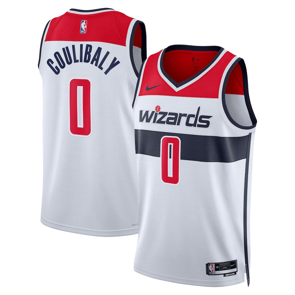 Washington Wizards Bilal Coulibaly Association Edition Swingman White Jersey product image