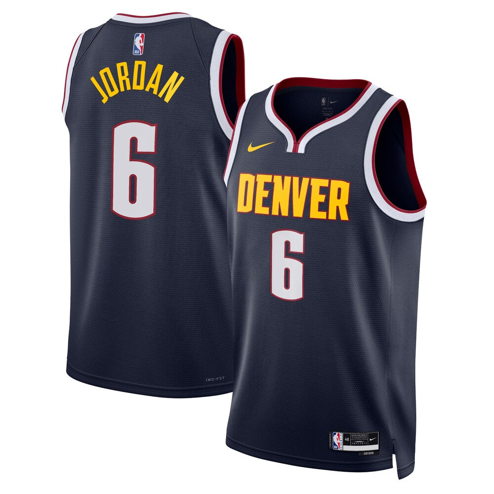 Denver Nuggets Deandre Jordan Icon Edition Swingman Navy Jersey product image