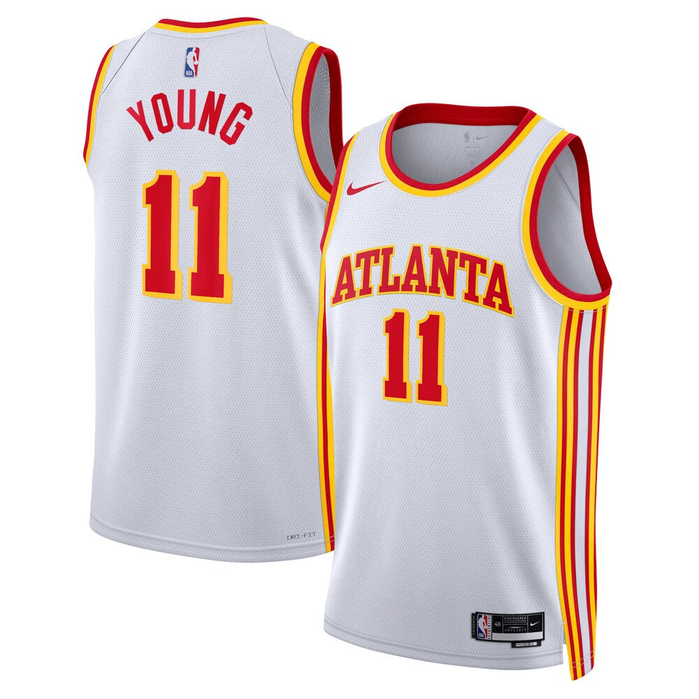 Atlanta Hawks Trae Young Association Edition Swingman White Jersey product image