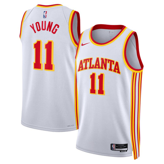Atlanta Hawks Trae Young Association Edition Swingman White Jersey product image