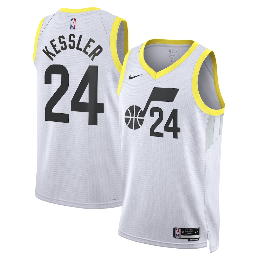 Utah Jazz Walker Kessler Association Edition Swingman White Jersey product image