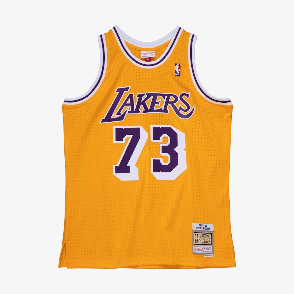 Los Angeles Lakers Dennis Rodman 1998 Mitchell & Ness Swingman Jersey product image