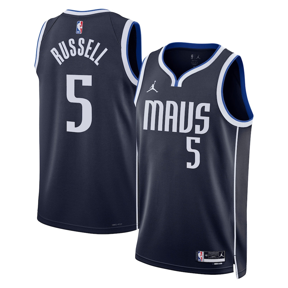 Dallas Mavericks D'angelo Russell Statement Edition Swingman Navy Jersey product image