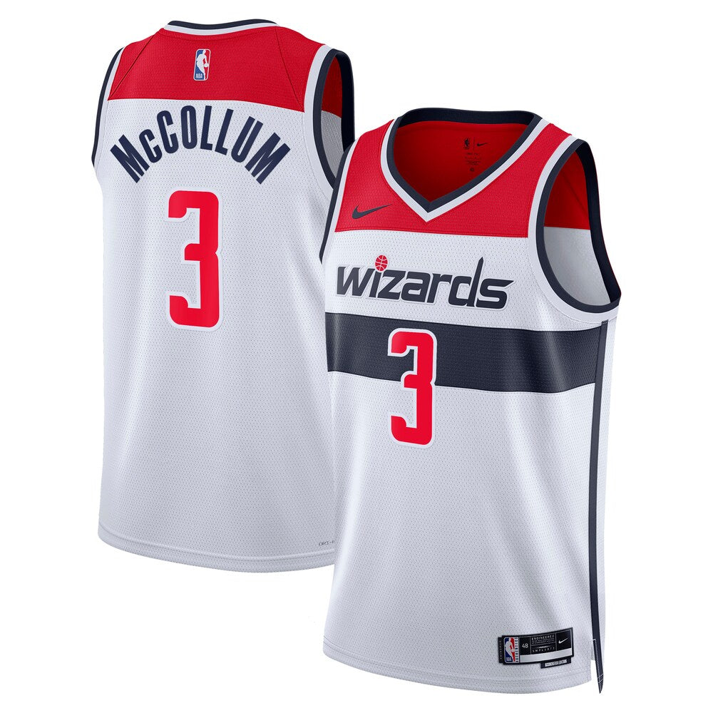 Washington Wizards Cj Mccollum Association Edition Swingman White Jersey product image