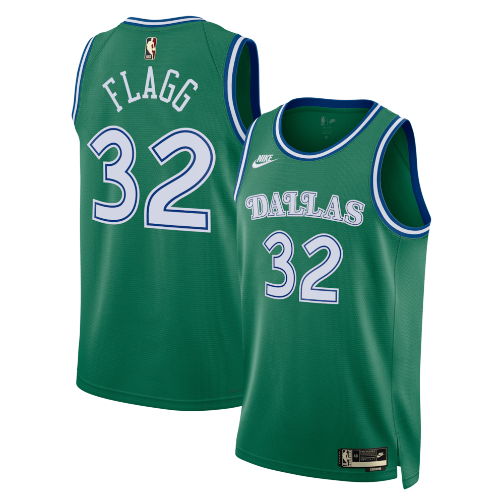 Dallas Mavericks Cooper Flagg Classic Edition Green Jersey product image