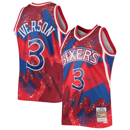 Philadelphia 76ers Mitchell & Ness Swingman Red Jersey product image