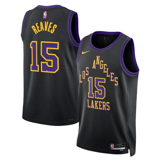 Los Angeles Lakers Austin Reaves 2025-26 City Edition Swingman Black Jersey product image
