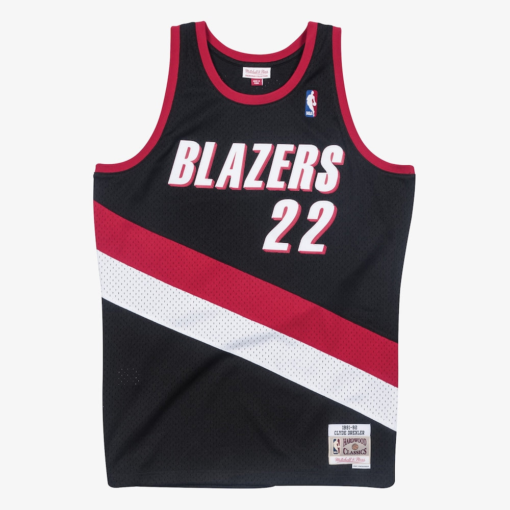 Portland Trail Blazers Clyde Drexler 1991-92 Mitchell & Ness Swingman Jersey product image