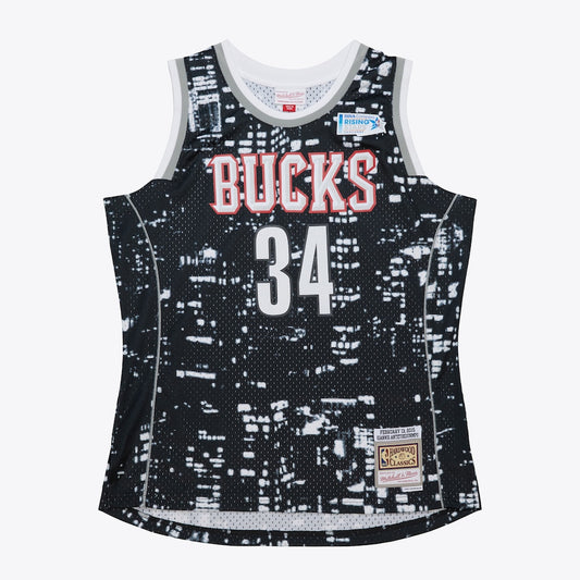 NBA All Star M&N Swingman Jersey Giannis Antetokounmpo 2015 retro stitched fan jersey RTJ12998 image 1