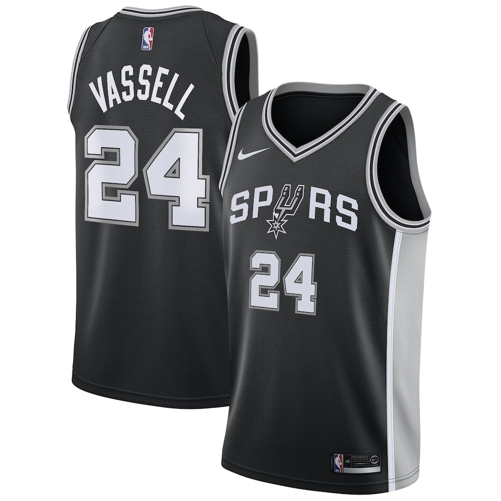 San Antonio Spurs Icon Jersey Devin Vassell retro stitched fan jersey RTJ12991 image 1