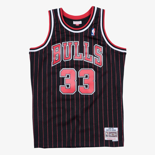 Chicago Bulls M&N Swingman Jersey Alternate Scottie Pippen 1995 retro stitched fan jersey RTJ12986 image 1