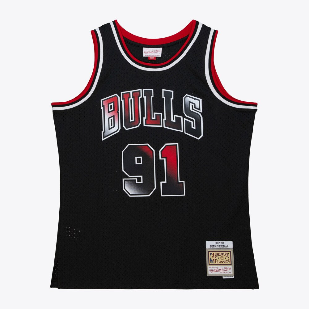 Chicago Bulls M&N Big Face 70 Swingman Jersey Dennis Rodman 1997 retro stitched fan jersey RTJ12984 image 1