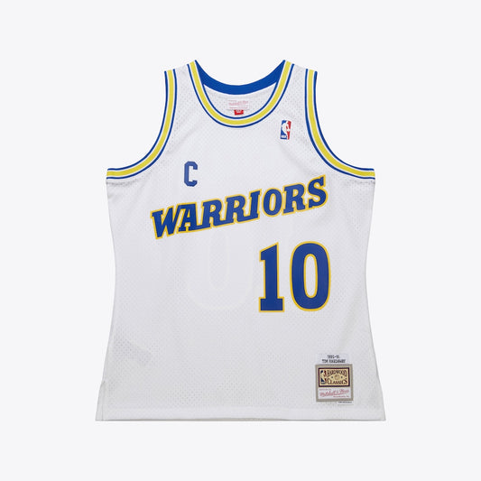 Golden State Warriors M&N Swingman Jersey 1990 Tim Hardaway retro stitched fan jersey RTJ12962 image 1